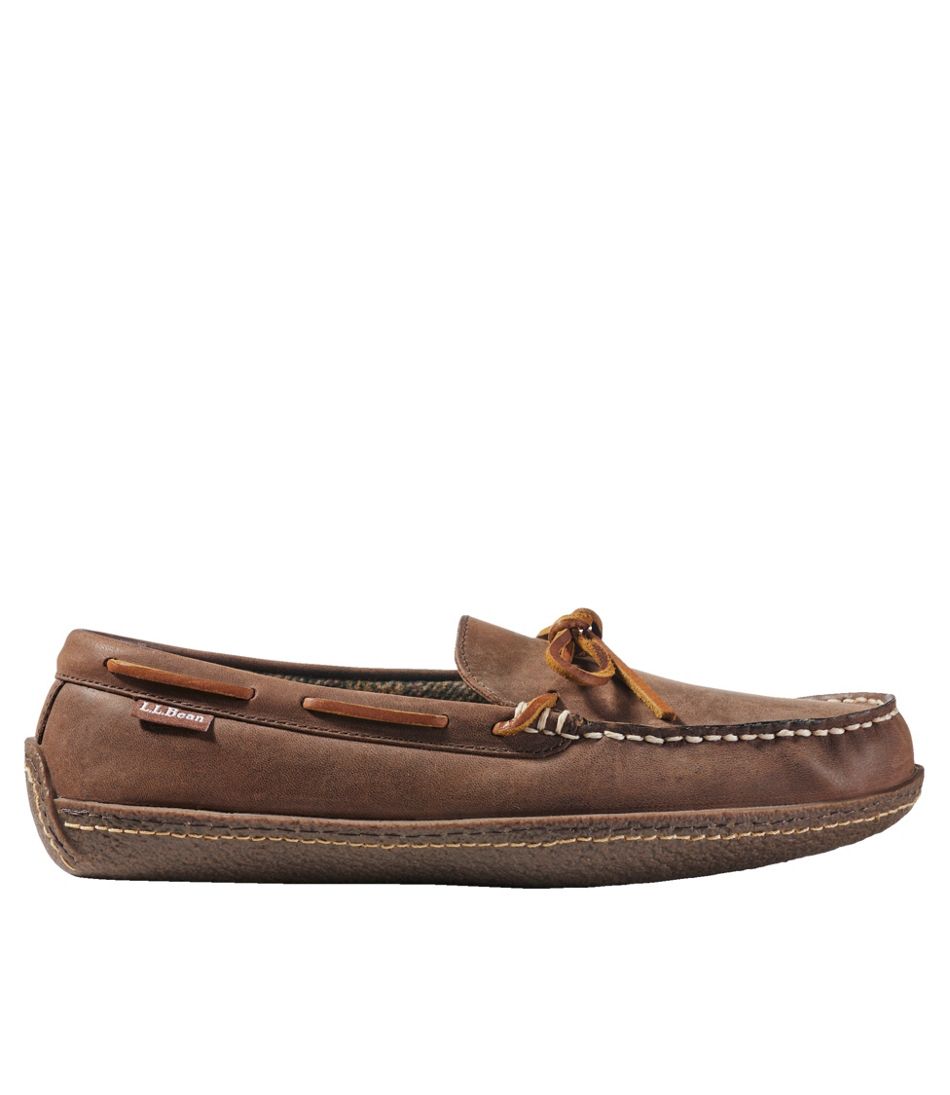 Men's Handsewn Slippers, Flannel-Lined L.L.Bean Value