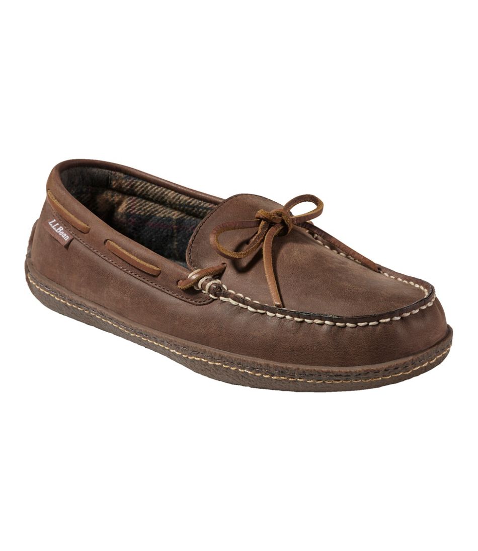 Men's Handsewn Slippers, Flannel-Lined L.L.Bean Value