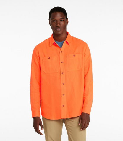 Men's Double L Field Shirt, Hunter Orange L.L.Bean Popular