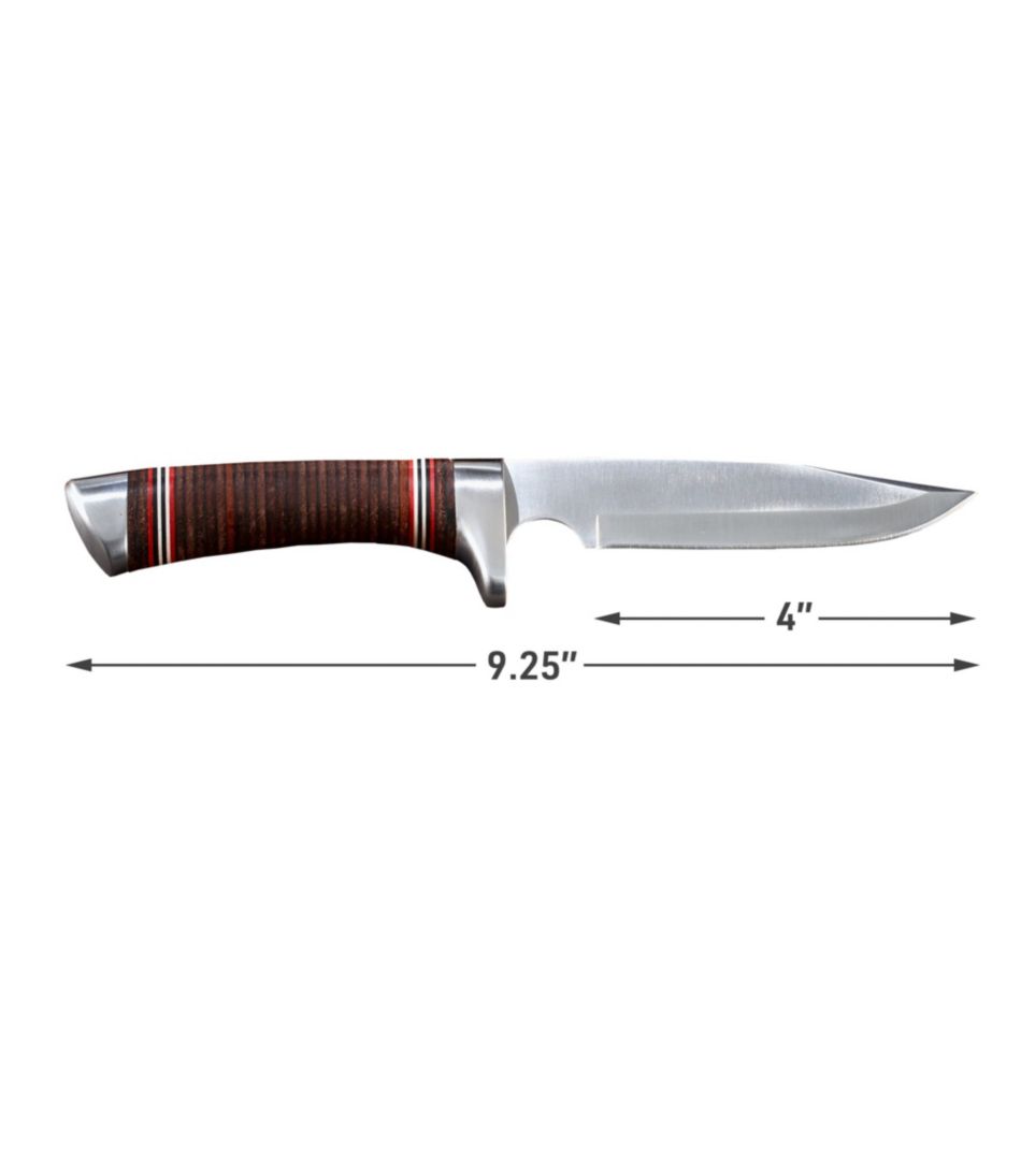 L.L.Bean Stacked Leather Hunting Knife L.L.Bean Classic