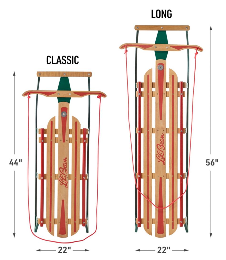 Dash Runnered Sled L.L.Bean Value