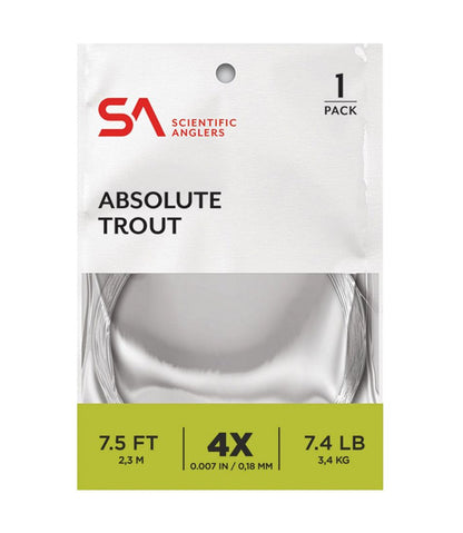 Scientific Anglers Absolute Trout Leader, 7.5' L.L.Bean Everyday