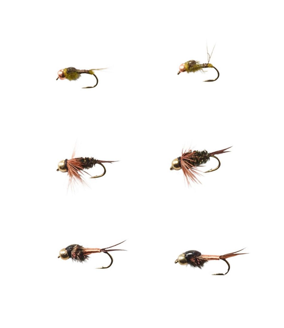 Umpqua Six-Piece Bead Head Nymph Selection L.L.Bean Popular