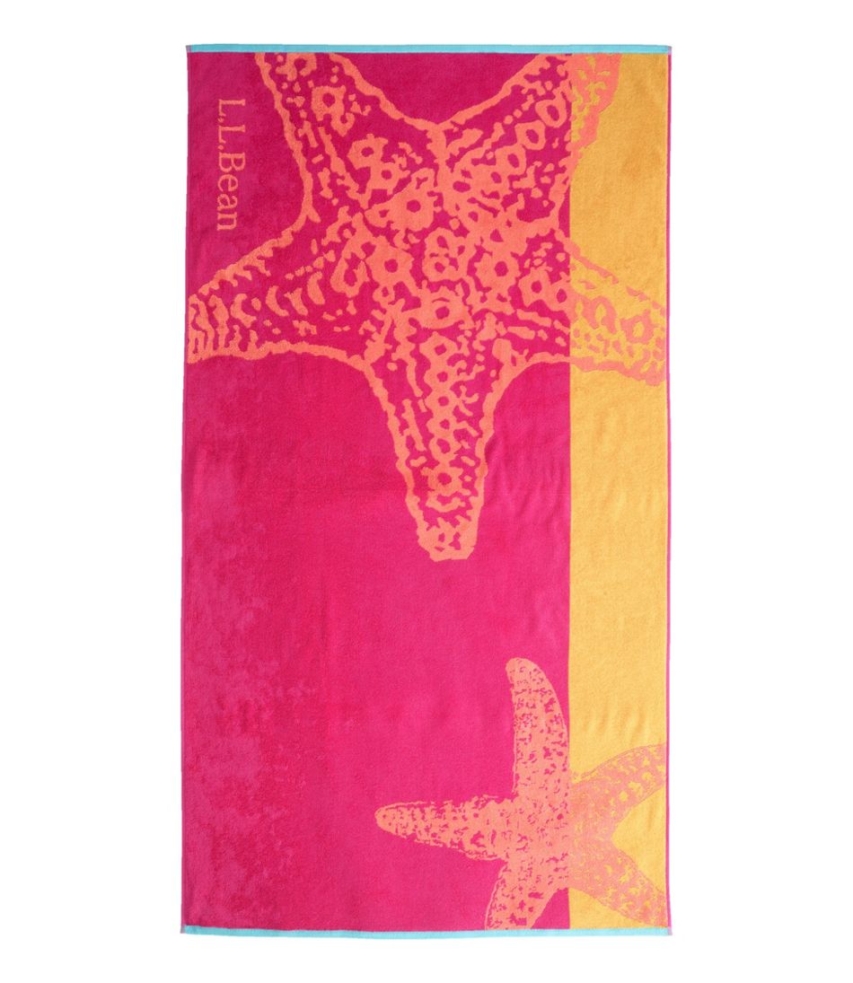 Seaside Beach Towel, Starfish L.L.Bean Value