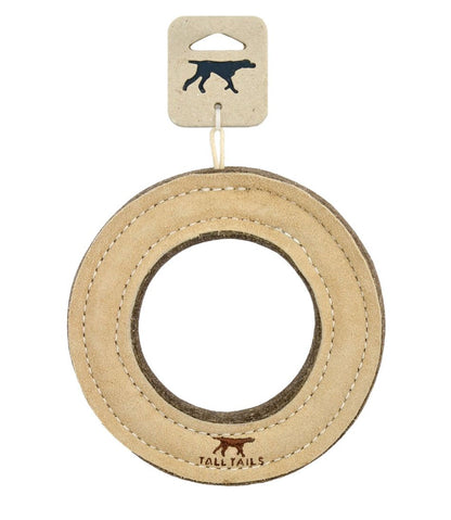 Natural Leather & Wool Ring Dog Toy L.L.Bean Recommended