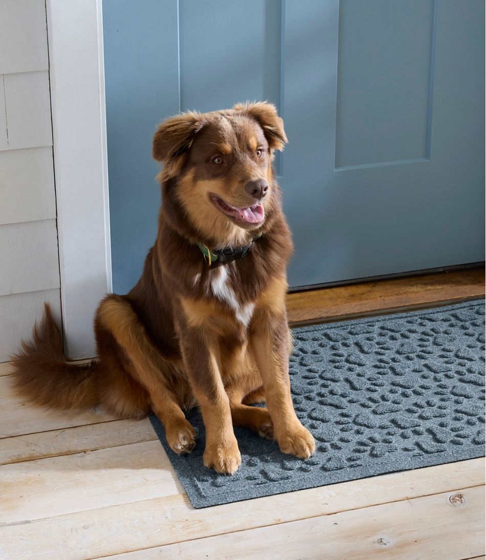 Recycled Waterhog Dog Mat, Scattered Paws L.L.Bean Value