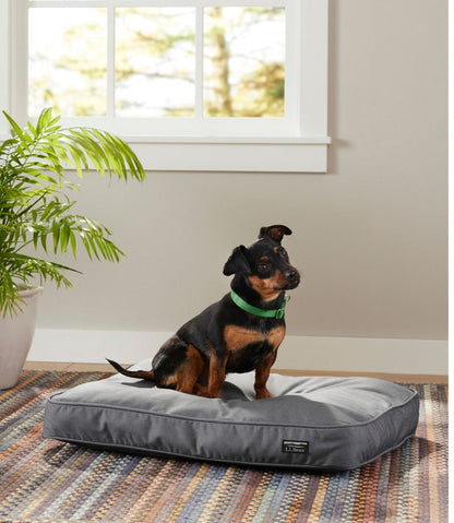 Premium Denim Dog Bed, Rectangular L.L.Bean Featured