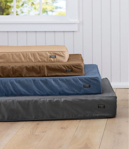 Premium Denim Dog Bed, Rectangular L.L.Bean Featured