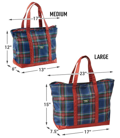 Everyday Lightweight Tote, Plaid L.L.Bean Essential