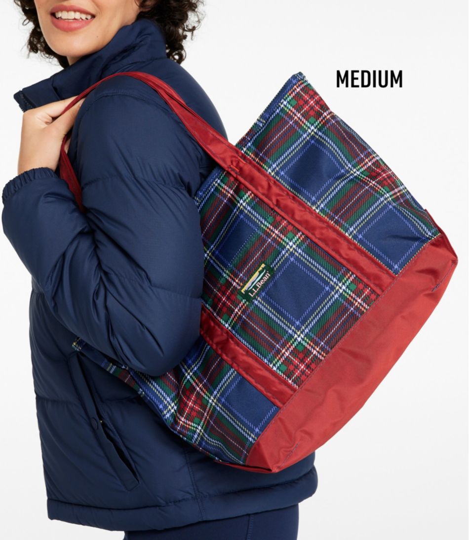 Everyday Lightweight Tote, Plaid L.L.Bean Essential