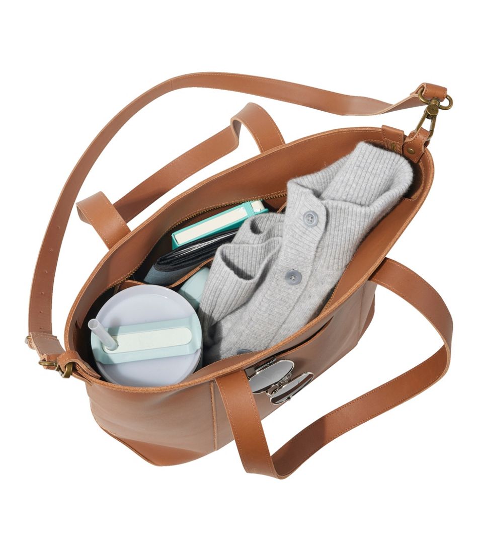 207 Leather Tote L.L.Bean Featured