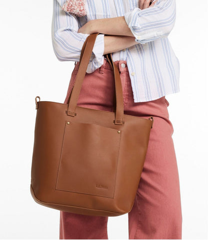 207 Leather Tote L.L.Bean Featured