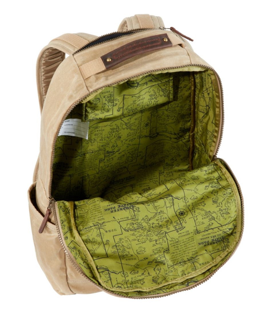 Waxed Canvas Travel Backpack L.L.Bean Essential