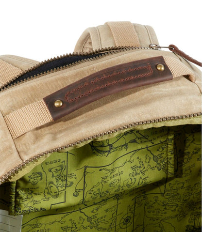 Waxed Canvas Travel Backpack L.L.Bean Essential