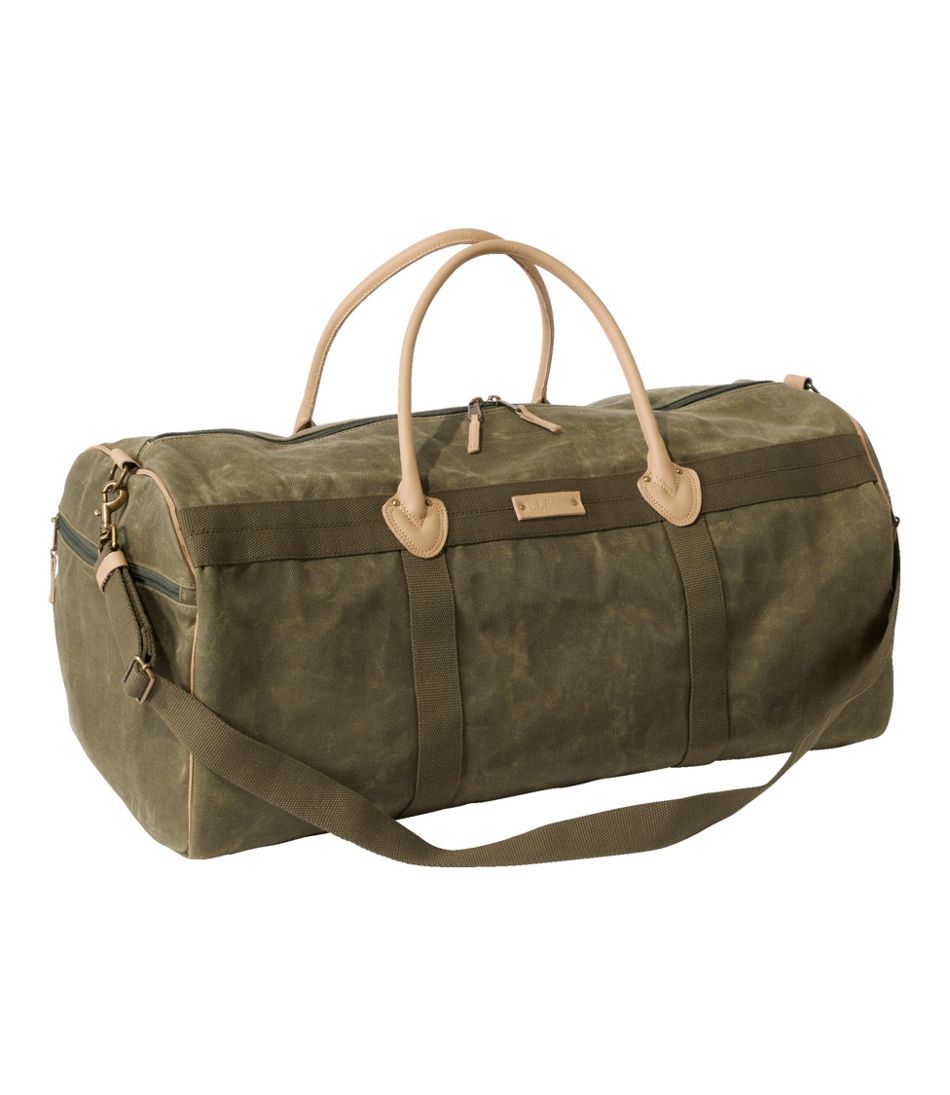 Waxed Canvas Duffle, Large L.L.Bean Value