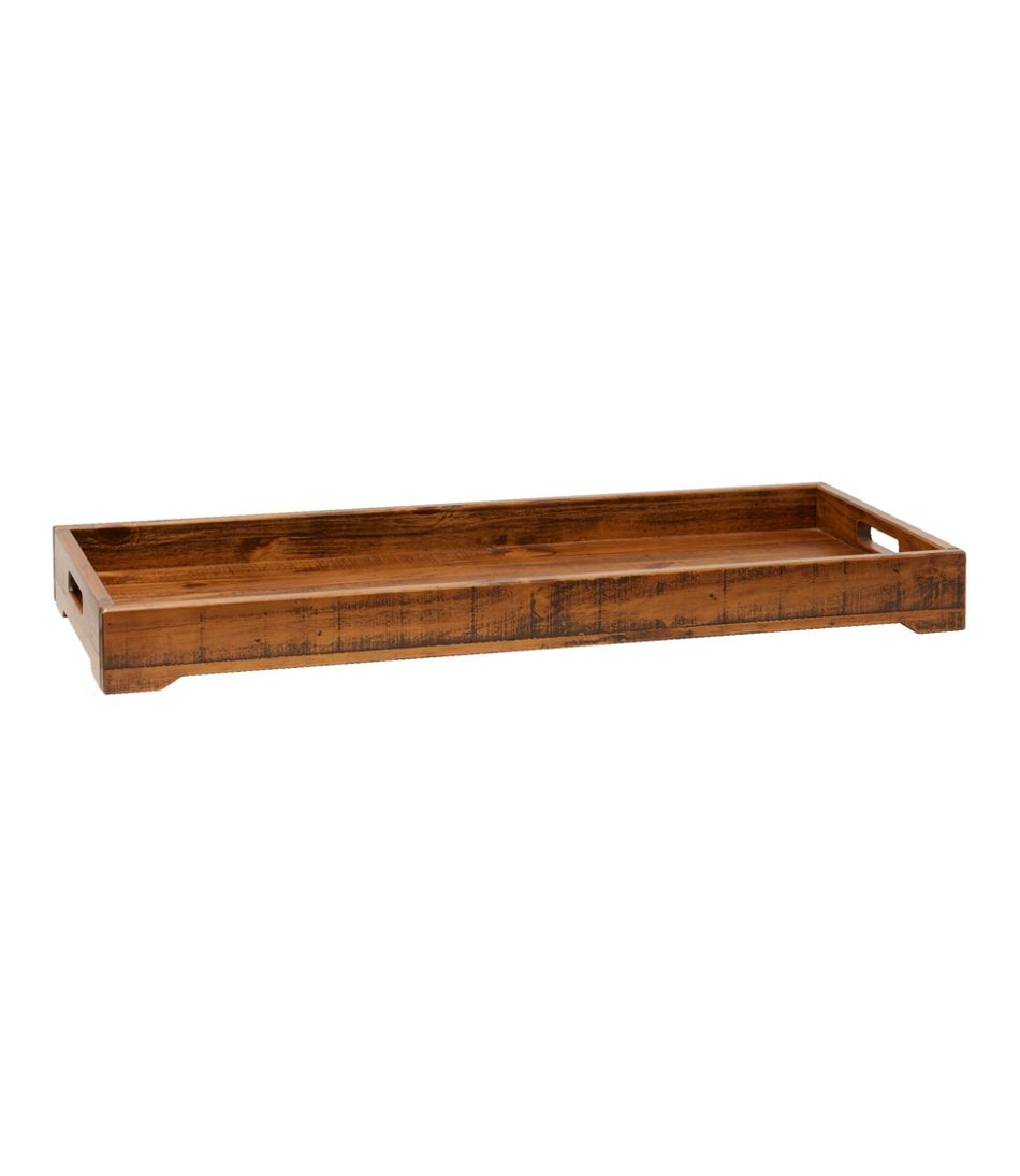 Rustic Wooden Boot Tray L.L.Bean Popular