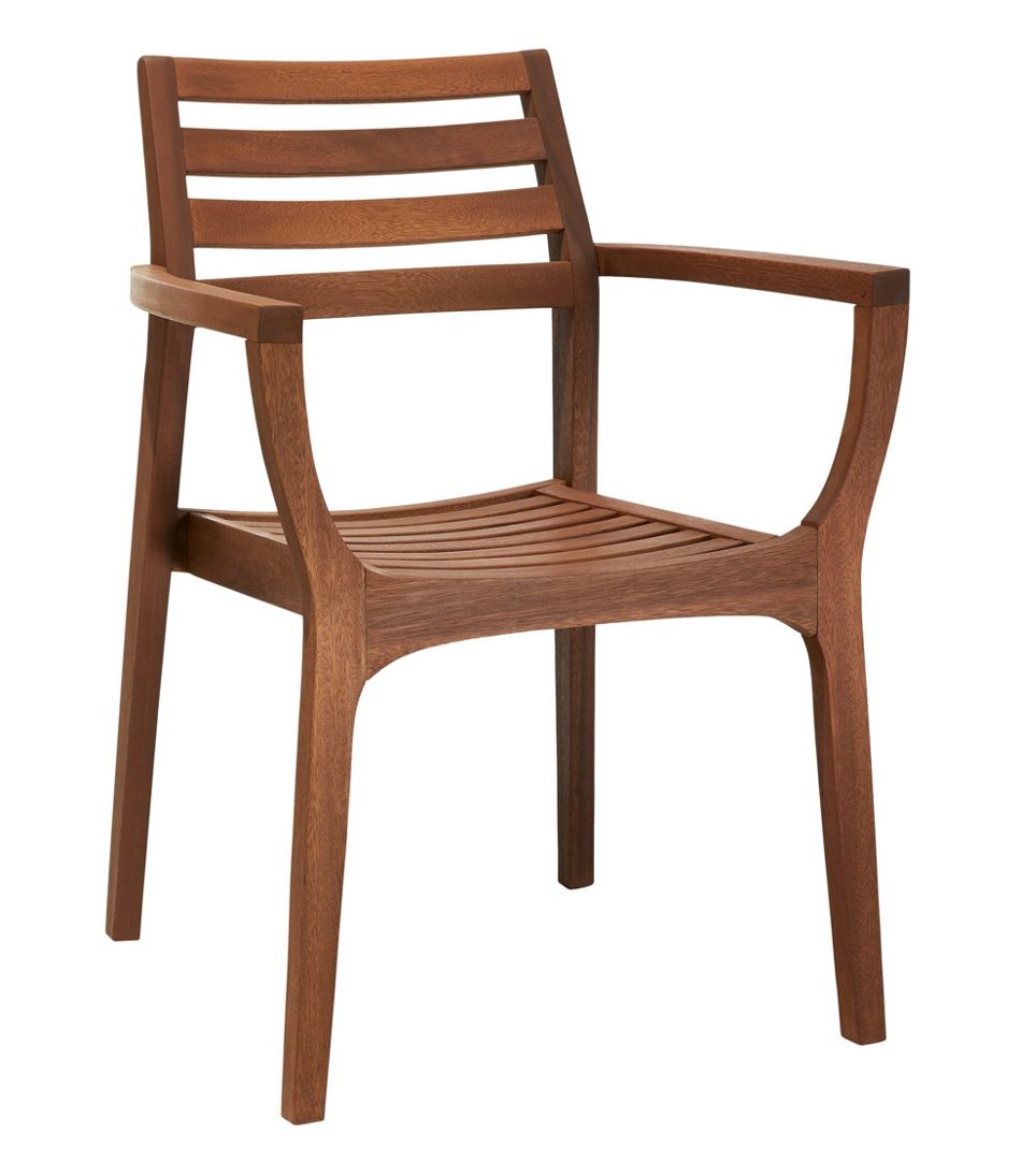 Eucalyptus Stacking Chairs, Set of Four L.L.Bean Trending