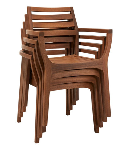 Eucalyptus Stacking Chairs, Set of Four L.L.Bean Trending