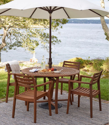 Eucalyptus Stacking Chairs, Set of Four L.L.Bean Trending