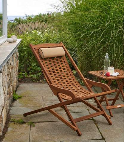 Eucalyptus Sling Folding Lounger L.L.Bean Value