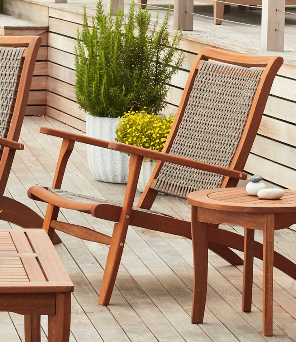 Wicker Eucalyptus Chair L.L.Bean Featured