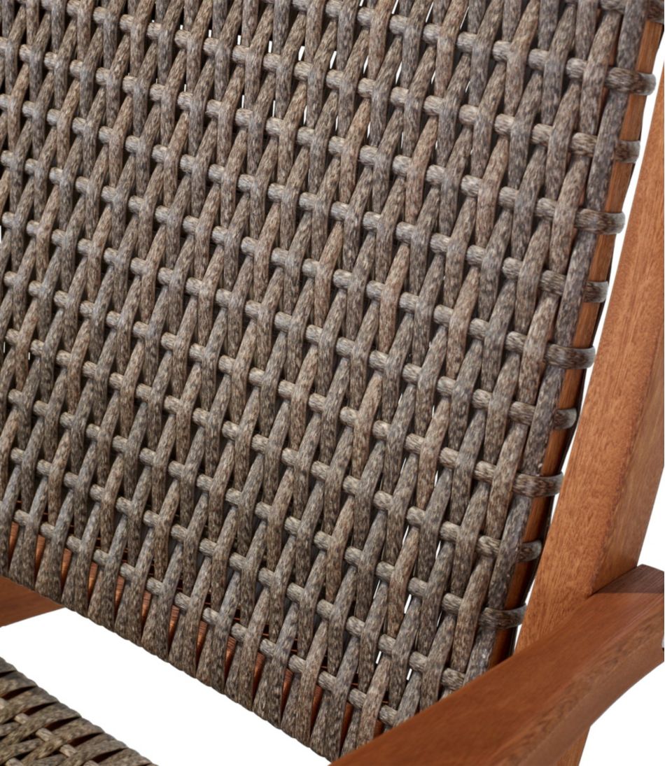 Wicker Eucalyptus Chair L.L.Bean Featured
