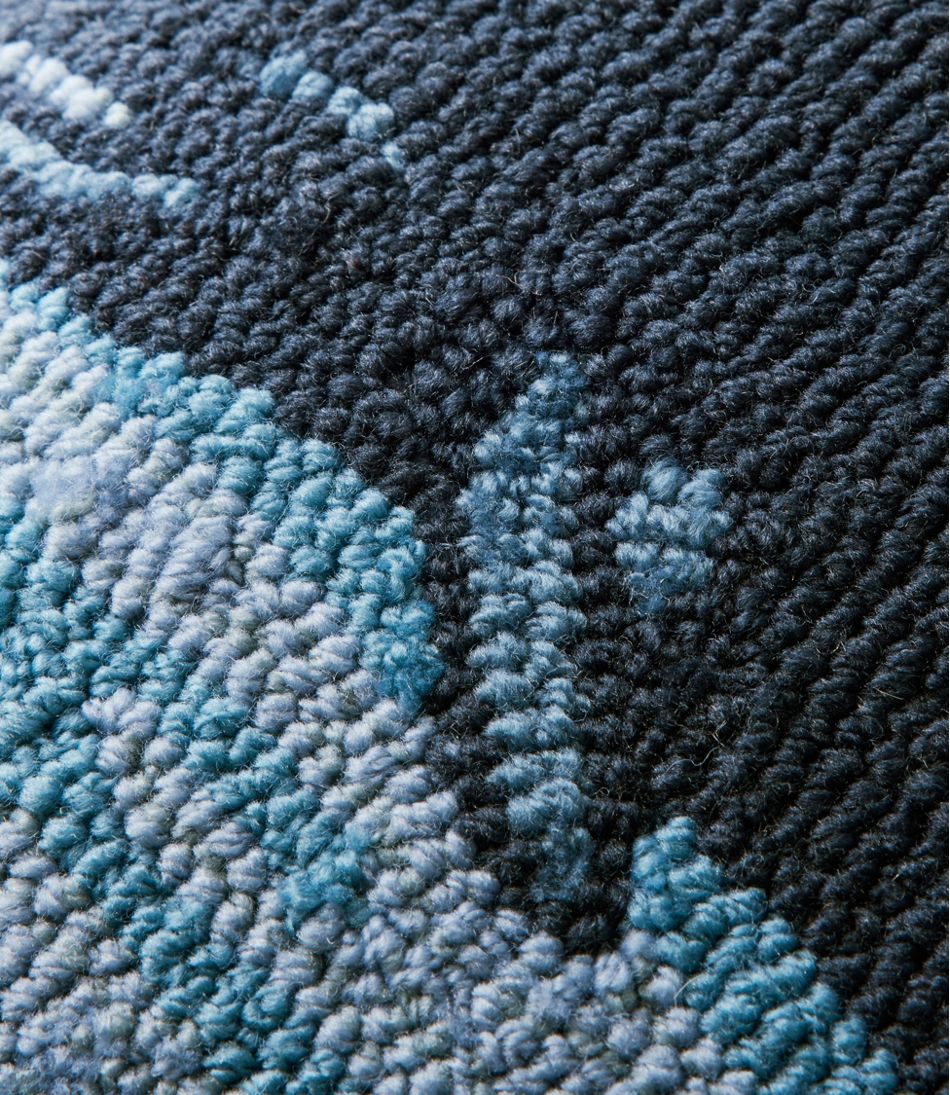 Indoor/Outdoor Hooked Pillow, 18x18 Whale L.L.Bean Trending