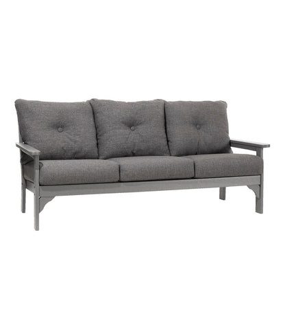 All-Weather Patio Sofa with Textured Cushion, Slate Gray L.L.Bean Value
