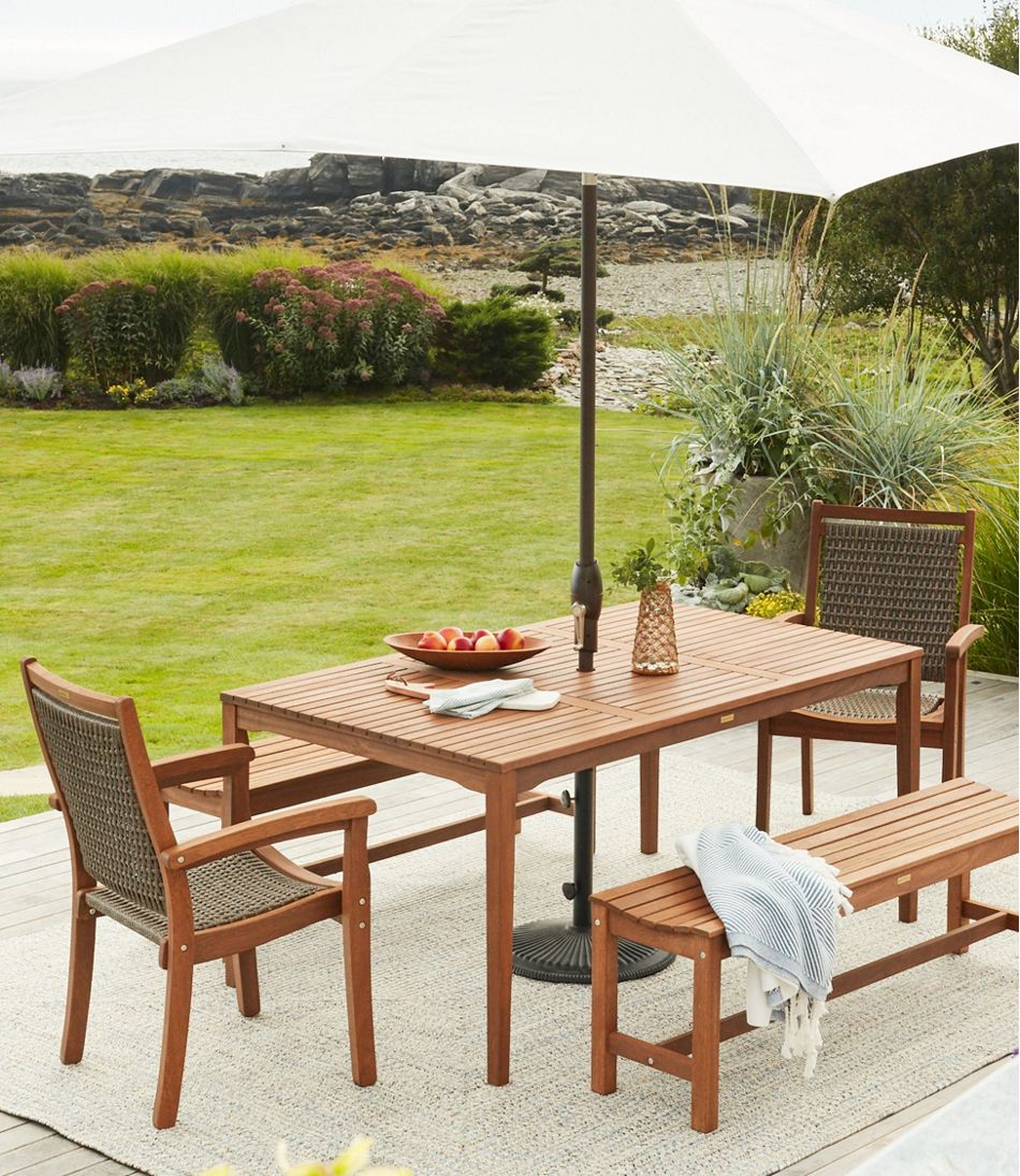 Wicker Eucalyptus Dining Chair L.L.Bean Essential