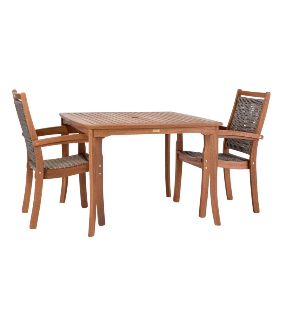 Wicker Eucalyptus Dining Chair L.L.Bean Essential