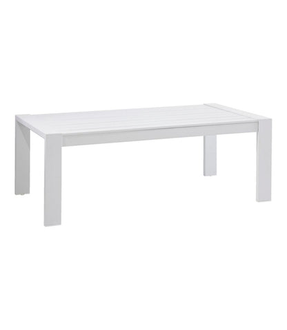White Aluminum Deep Seating Coffee Table L.L.Bean Premium