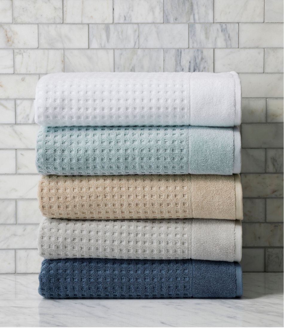 Waffle Cotton Towel Set L.L.Bean Essential