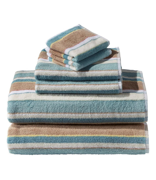 Bean's Organic Cotton Towel Set, Stripe L.L.Bean Value