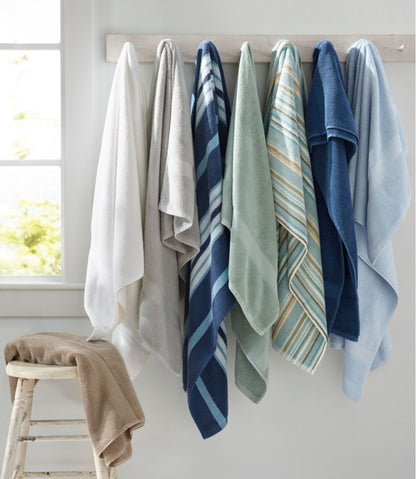 Premium Cotton Towel Set, Stripe L.L.Bean Premium