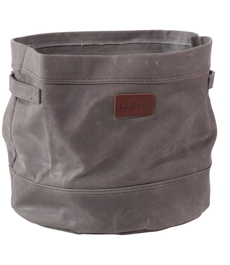 Waxed-Canvas Storage Tote L.L.Bean Popular