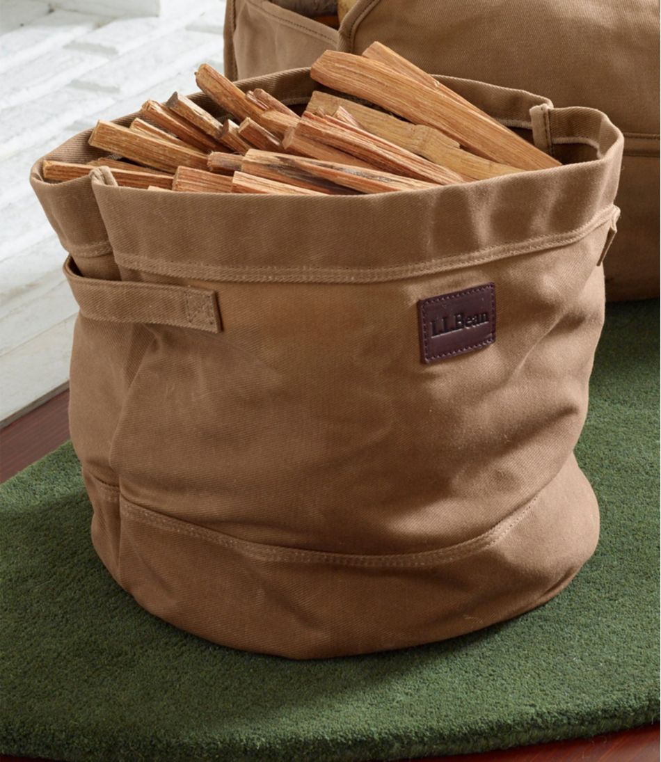 Waxed-Canvas Storage Tote L.L.Bean Popular