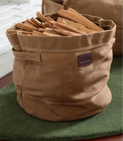 Waxed-Canvas Storage Tote L.L.Bean Popular