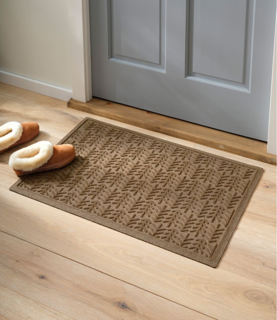 Everyspace Recycled Waterhog Doormat, Trees L.L.Bean Premium