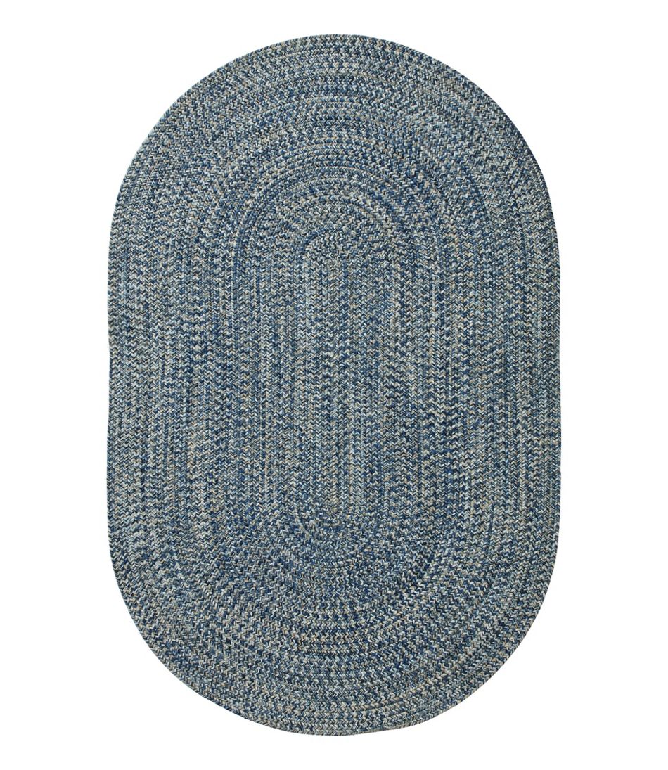 All-Weather Braided Rug, Concentric Pattern Oval L.L.Bean Classic