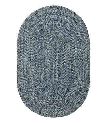 All-Weather Braided Rug, Concentric Pattern Oval L.L.Bean Classic