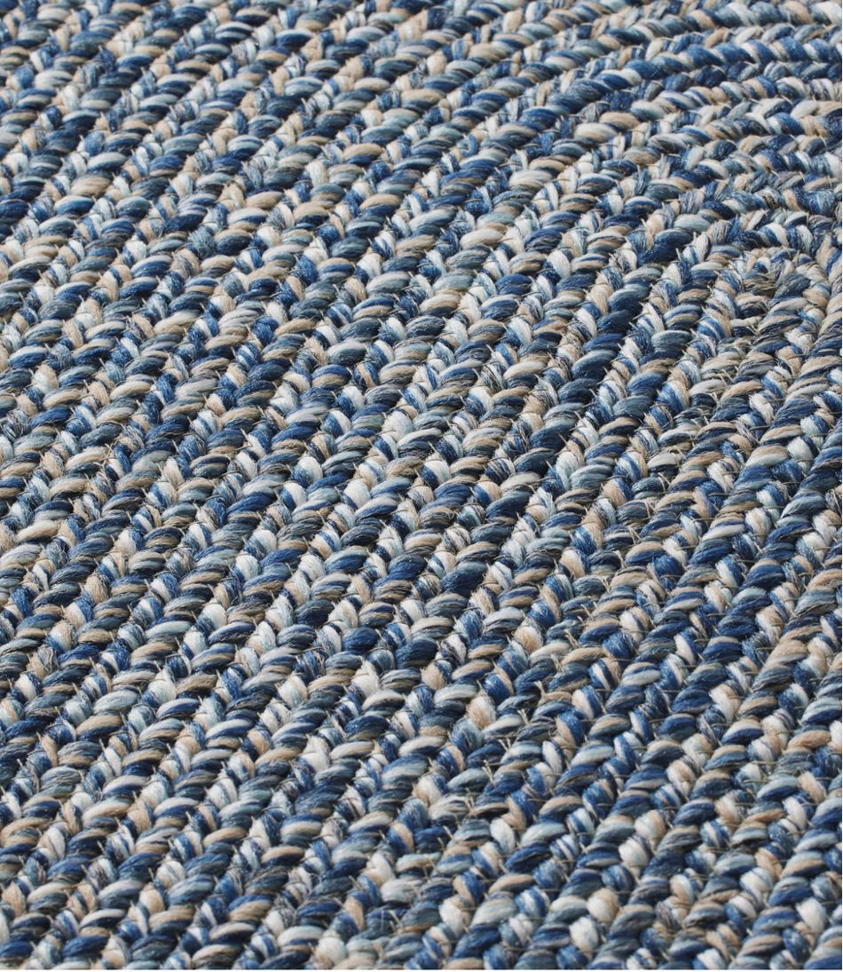 All-Weather Braided Rug, Concentric Pattern Oval L.L.Bean Classic