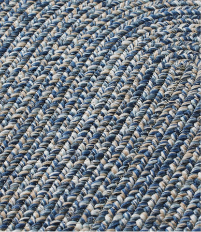 All-Weather Braided Rug, Concentric Pattern Oval L.L.Bean Classic