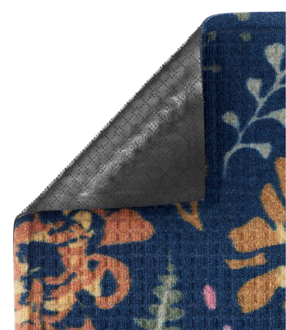 Printed Recycled Waterhog Doormat, Floral L.L.Bean Essential