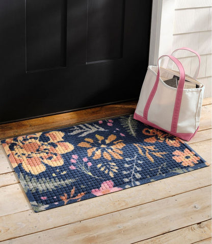 Printed Recycled Waterhog Doormat, Floral L.L.Bean Essential