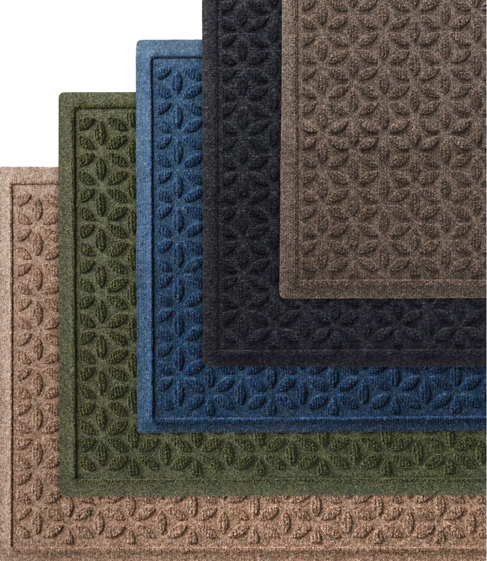 Heavyweight Recycled Waterhog Mat Runner, Blooming Circles L.L.Bean Featured