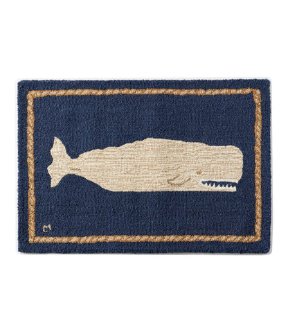 Wool Hooked Novelty Rug, Whale L.L.Bean Value