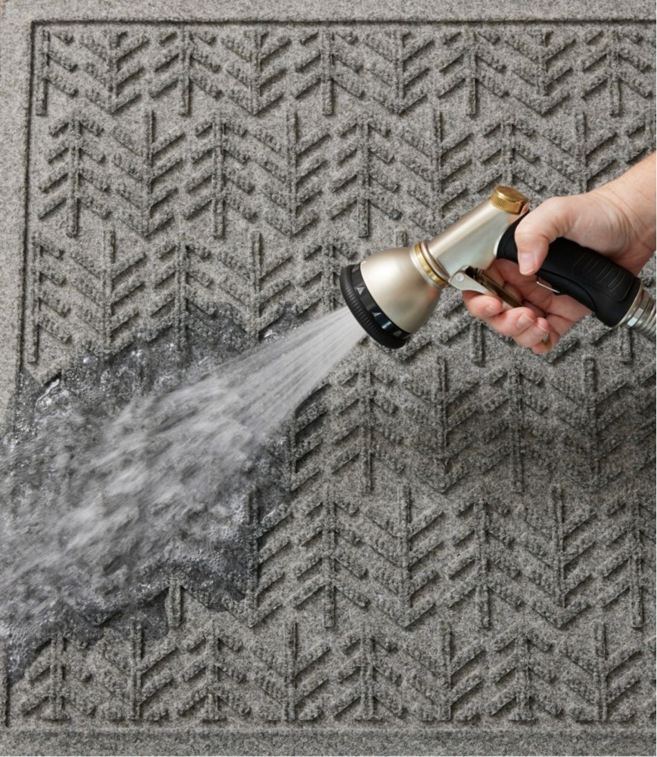 Everyspace Recycled Waterhog Mat, Trees, 3' Wide L.L.Bean New