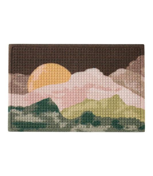 Printed Recycled Waterhog Doormat, Sunset L.L.Bean Popular