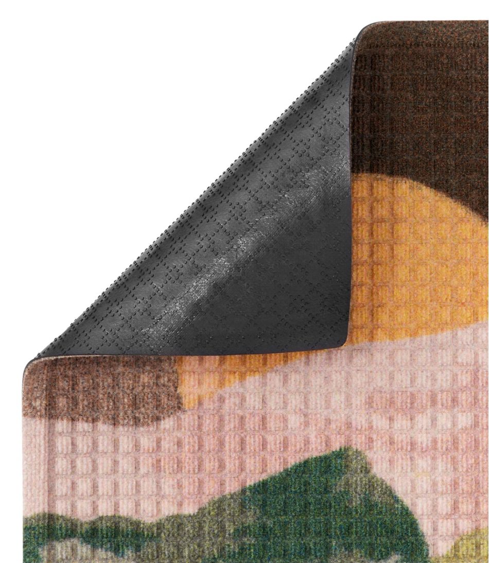 Printed Recycled Waterhog Doormat, Sunset L.L.Bean Popular