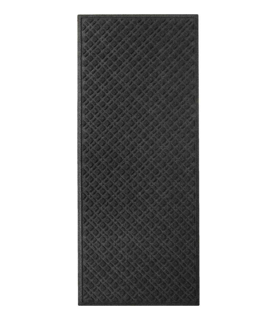 Heavyweight Recycled Waterhog Mat, Runner, Plaid L.L.Bean Recommended
